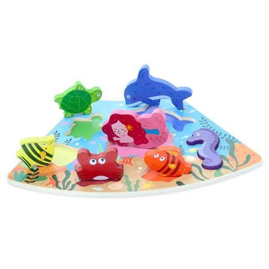 2Kids Toys Dřevěné puzzle Podvodní svět propojitelné