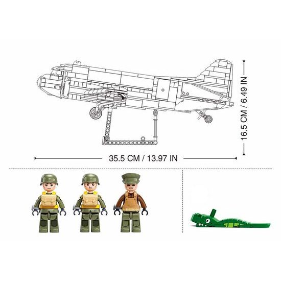Sluban M38-B1366 Transportní letoun Douglas C-47