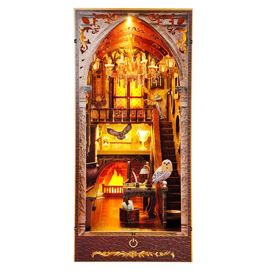 2Kids Toys 3D skládačka Zarážka na knihy Miniatura domečku Magický dům