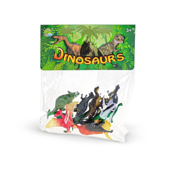 Dinosaurus 4-8cm 12druhů 12ks v sáčku