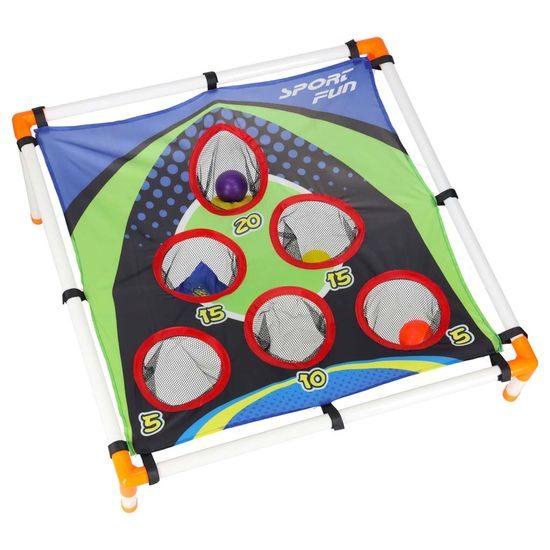 Hod na cíl pomocí dovednostní hry Bag Darts