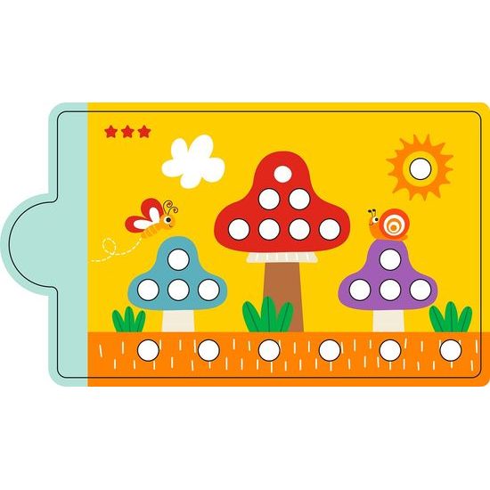 2Kids Toys Magnetická hra Třídění barev s dinosaurem