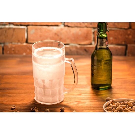 Chladící pivní sklenice XXL CHILLER 650ml – Klasik