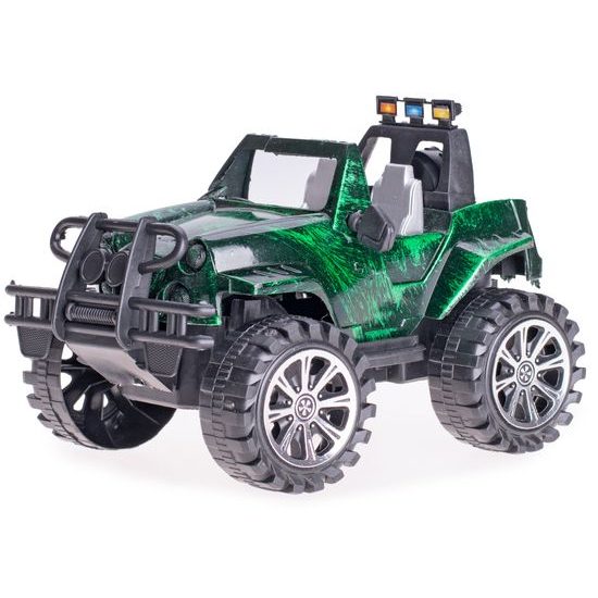 Auto terénní 17cm na setrvačník 3barvy v krabičce
