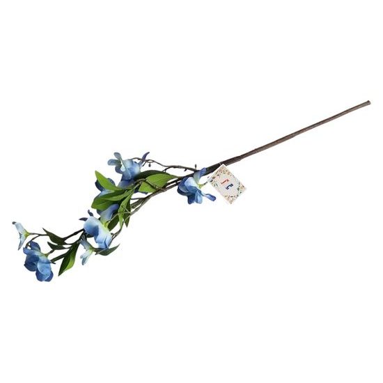 Broskev větev umělá 84cm, 27 květů
