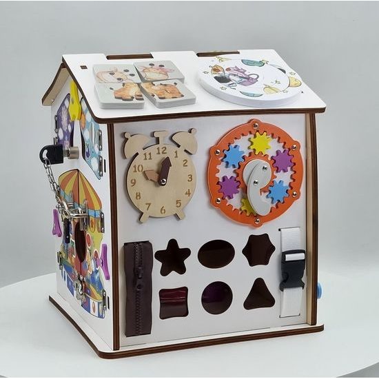 2Kids Toys Activity board Domeček bílý