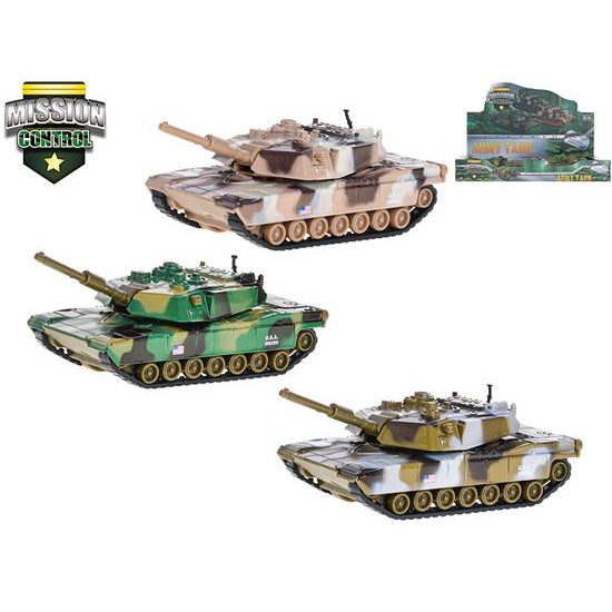 Mission Control tank kov 11cm zpětný chod