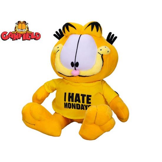 Garfield - "I hate Mondays" 24cm plyšový sedící 0m+