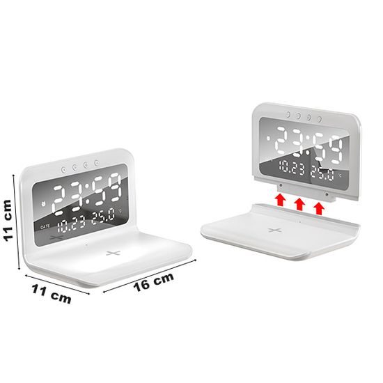 Nabíjecí stanice 4v1 DIGIBASE s LCD displejem