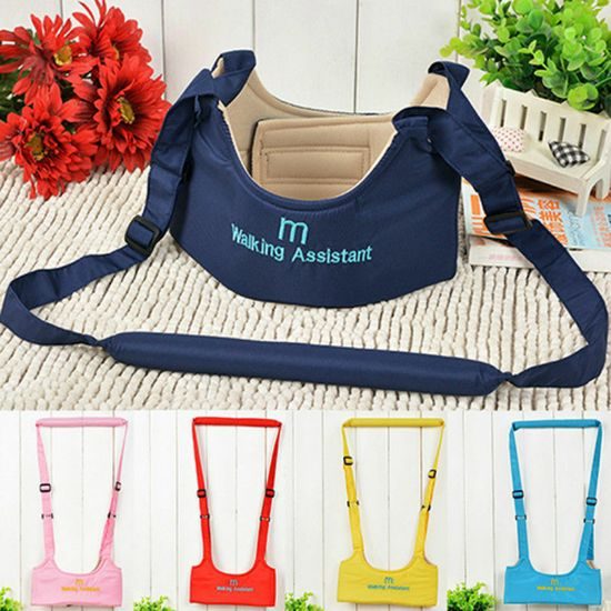 Popruhy na učení chůze pro děti růžová - Walking Assistant