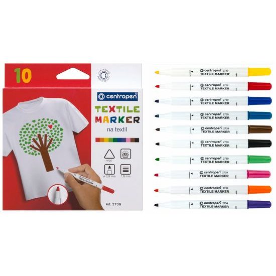 CENTROPEN Popisovač na Textil 2739/10