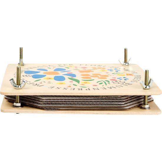 small foot Dřevěný lis na květiny