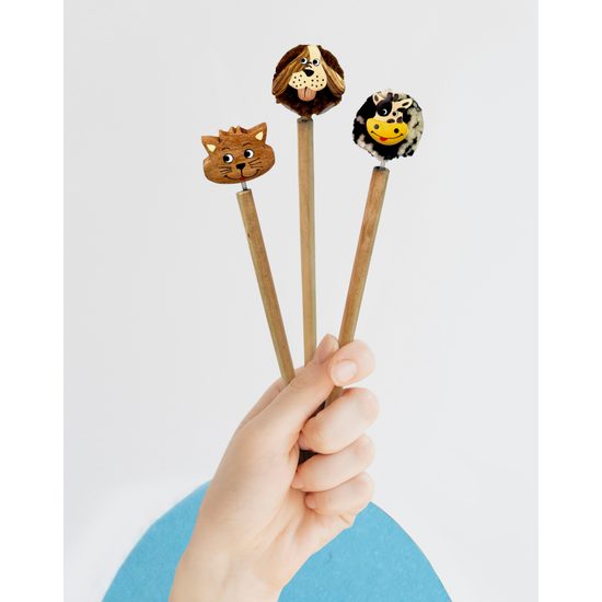 2Kids Toys Tužka pompon Kráva