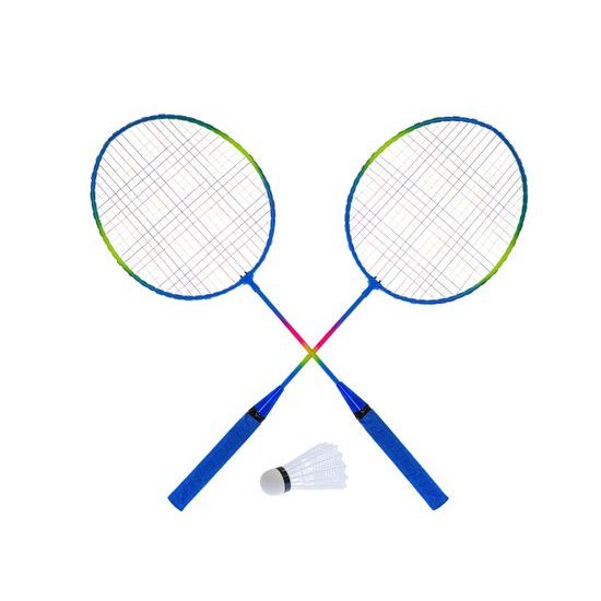 Gametime badmintonové rakety 62,5cm 2ks s košíčkem v síťce
