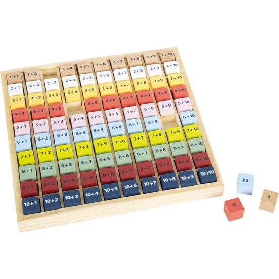 small foot Dřevěná vzdělávací tabulka sčítání
