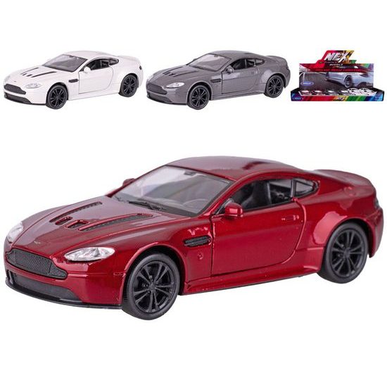 Welly Aston Martin Vantage 12cm kov zpětný chod 3barvy 12ks v DBX