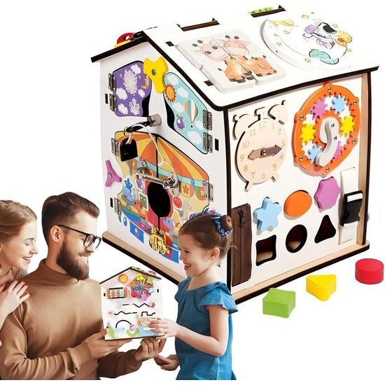 2Kids Toys Activity board Domeček bílý