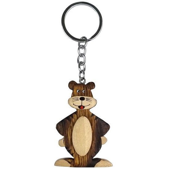 2Kids Toys Dřevěná klíčenka velká Tygr