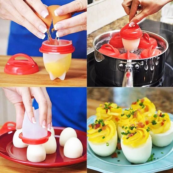 Silikonové formičky na vajíčka - Egg Boil