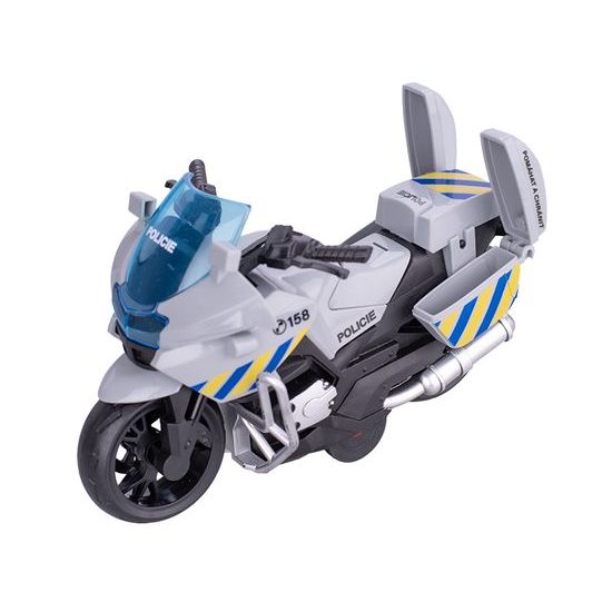 Motorka policejní CZ 16cm na zpětný chod v krabičce