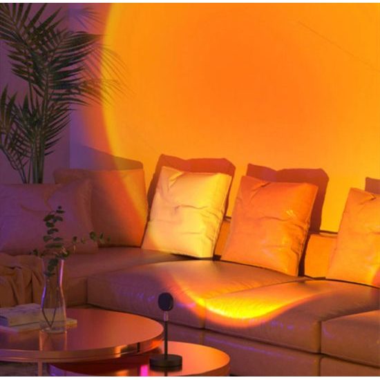 Projekční lampa pro fotografování s efektem západu slunce Sunset