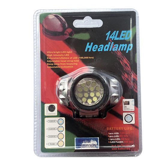 Čelovka - 14LED 3xAAA