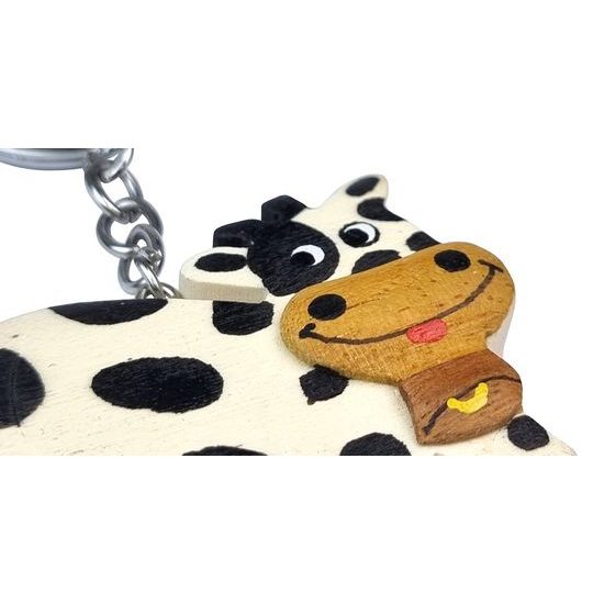 2Kids Toys Dřevěná klíčenka velká Kráva