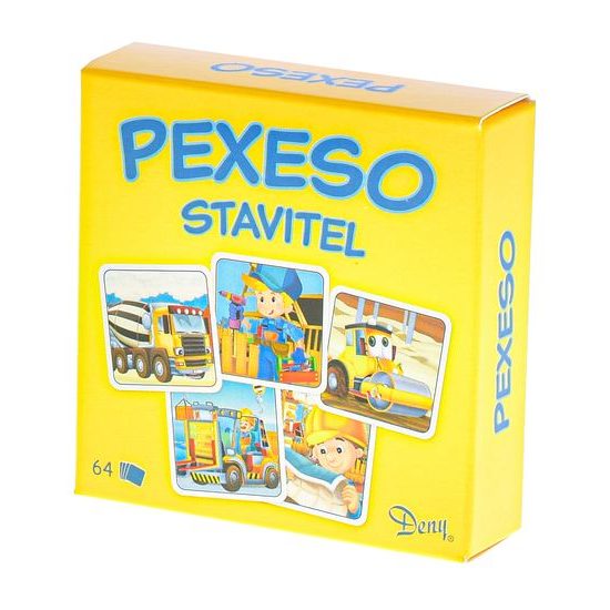 Pexeso Stavitel 64ks v krabičce