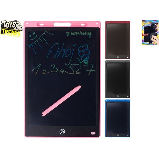 Toys&Trends tablet kreslící 28,5x19cm s perem na baterie 4barvy v krabičce