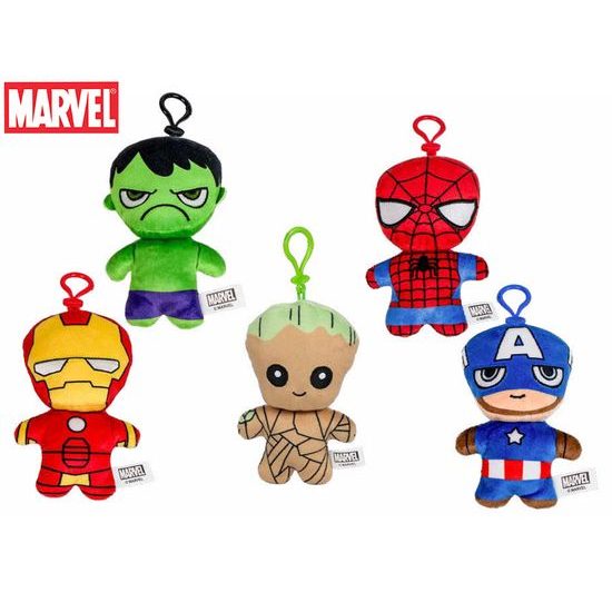 Marvel přívěsek na klíče plyšový 13cm 5druhů 12m+