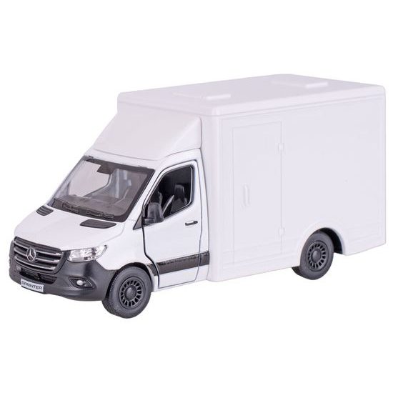 Kinsmart Mercedes-Benz Sprinter 12,5cm kov zpětný chod 4barvy 12ks v DBX