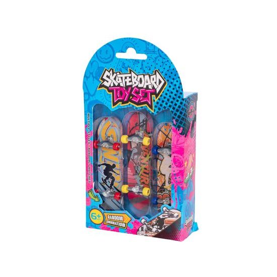 Skateboard 9,5cm 3ks v krabičce