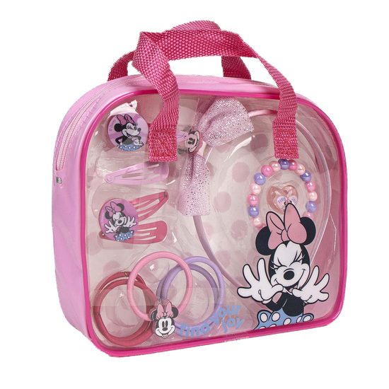 Sada doplňků v taštičce Minnie Mouse