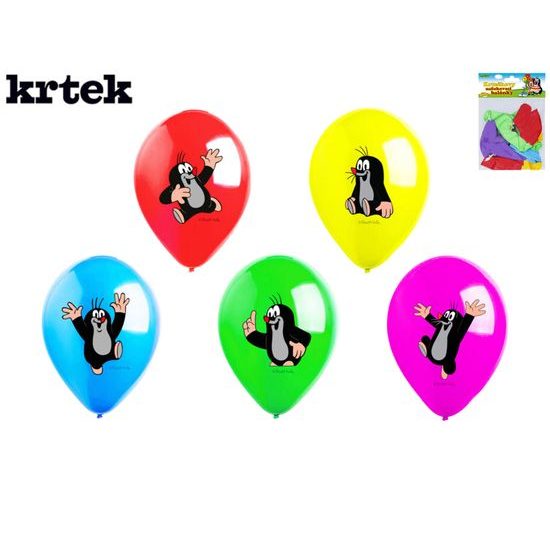 Krtečkovy nafukovací balónky 30cm 5designů 10ks v sáčku