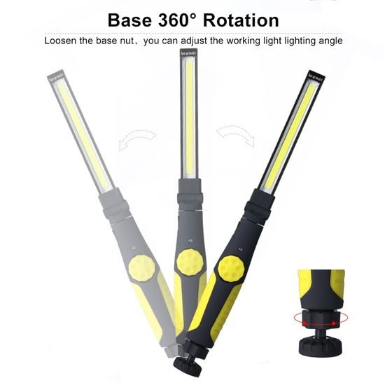 LED nabíjecí pracovní světlo s magnetem