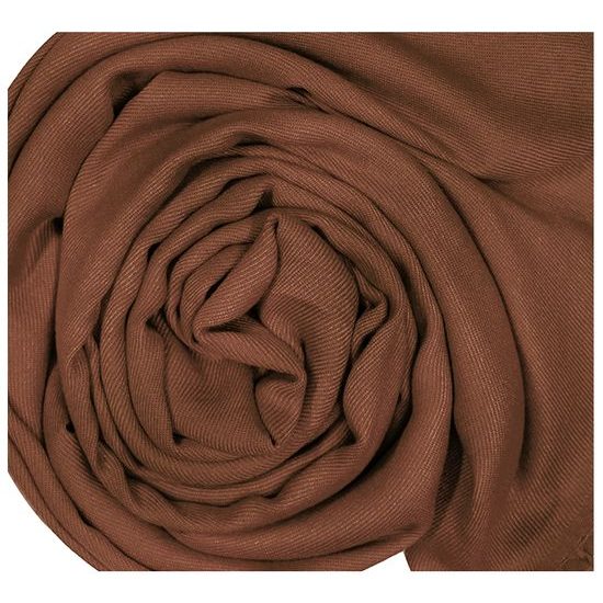 Dámská tmavě hnědá pashmina P74 / Dámská tmavě hnědá šála
