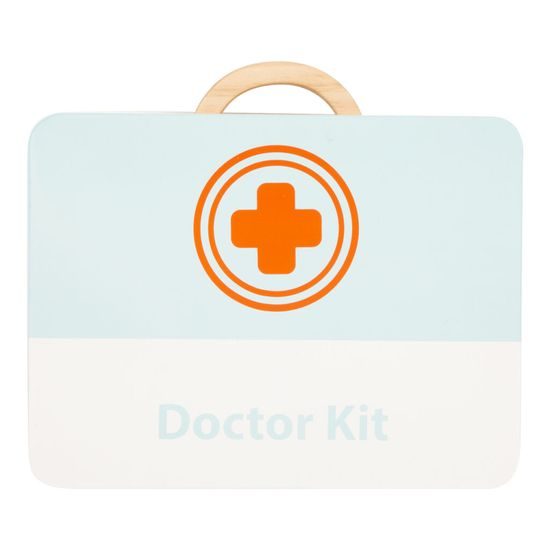 small foot Dětský doktorský kufřík pro malé zubaře 2v1