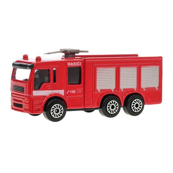 2-Play Traffic Auto hasiči CZ 8cm kov volný chod 2druhy na kartě