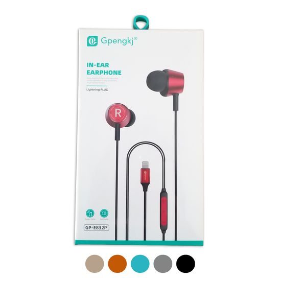 Sluchátka s Lightning kabel mix barev