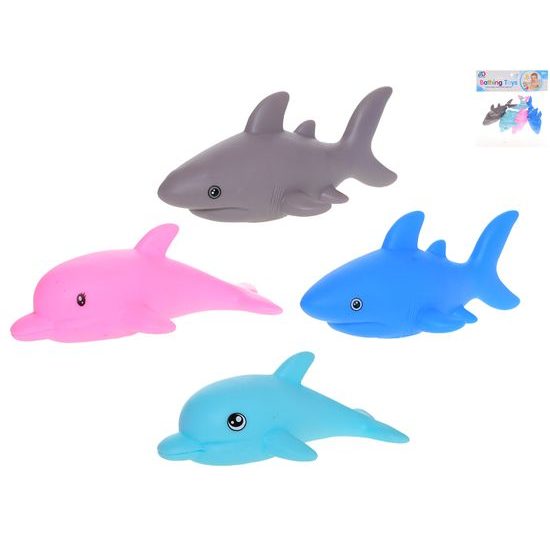 Mořská zvířátka do vany 14cm 18m+ 4ks v sáčku