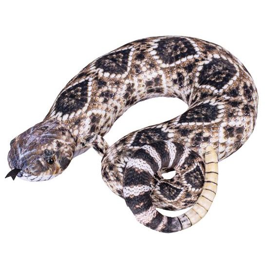 Chřestýš/polštář cestovní plyšový 40cm 0m+ v sáčku