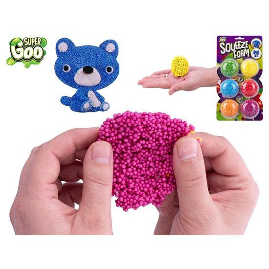 Super Goo hmota pěnová 6ks na kartě