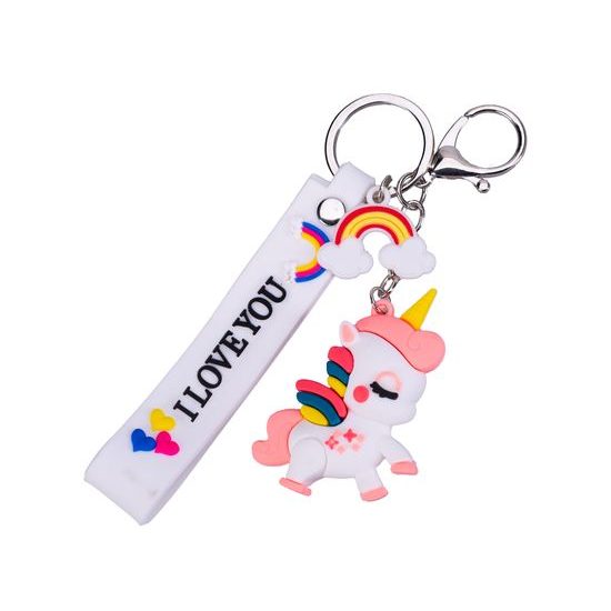 Unicorn přívěsek na klíče 3barvy v sáčku 24ks v DBX