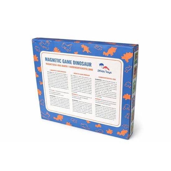 2Kids Toys Magnetická hra Třídění barev s dinosaurem