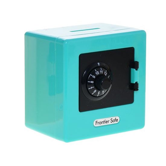 Toys&Trends pokladnička trezor 9x9cm s odemykáním na kód 4barvy v krabičce