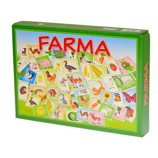 Společenská hra logická Farma v krabičce