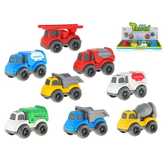 Auto veselé 10,5cm na setrvačník 18m+ 8druhů 8ks v DBX