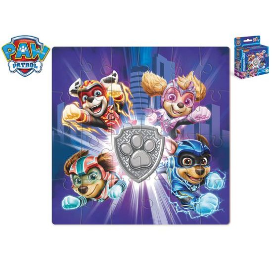 Paw Patrol puzzle 22x22cm hrdinové 24dílků v krabičce