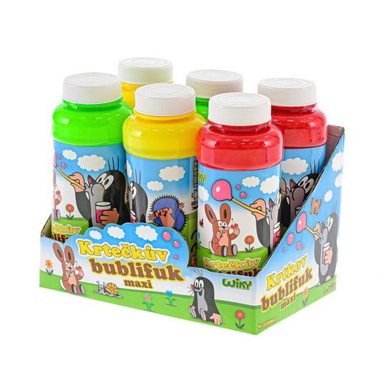 Krtečkův bublifuk 240ml 3barvy 6ks v DBX