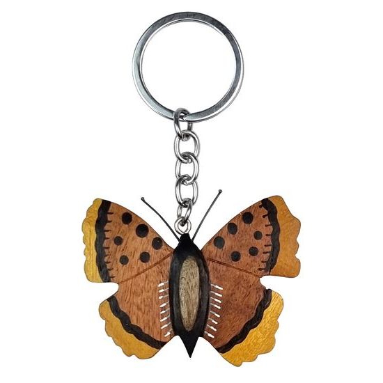 2Kids Toys Dřevěná klíčenka velká Motýl